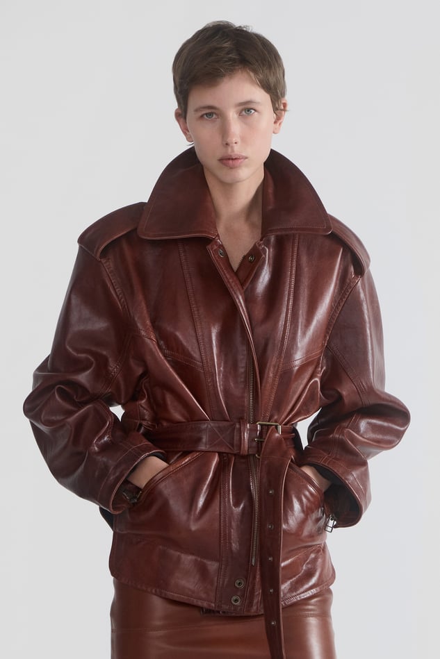 OHOTORO＊Horizon Leather Jacket Husqvarna Horizon Jacket/ leather biker jacket cowhide