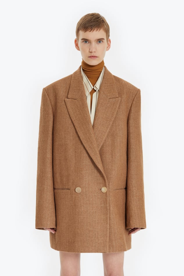 ジャケット・アウター perverze Re-PET Single Breasted Coat 0400021744938_BLUE_A1?wid=830&