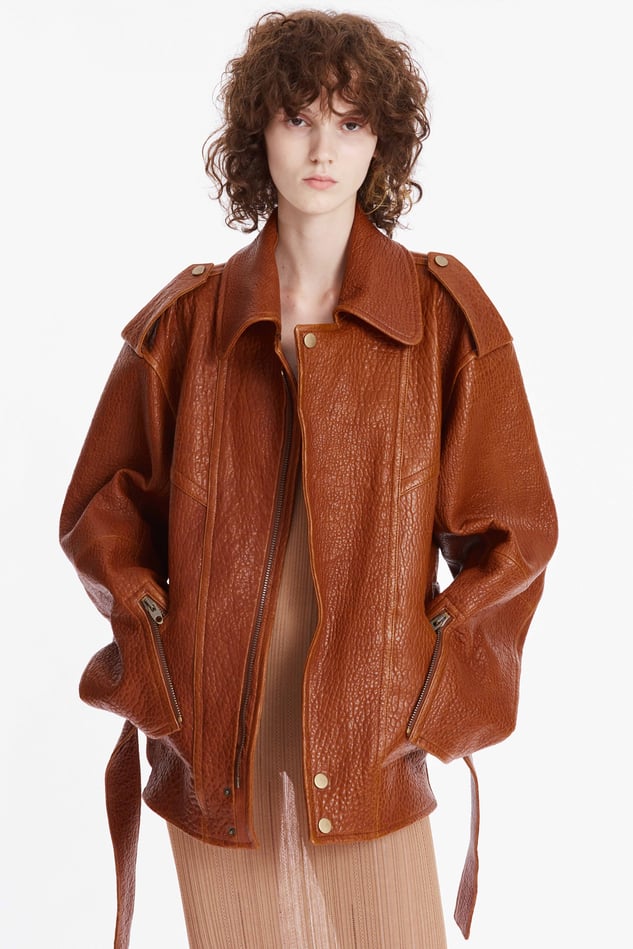 PETAR PETROV ネイビー ナイロン シャツジャケット Jackets & Coats — Petar Petrov