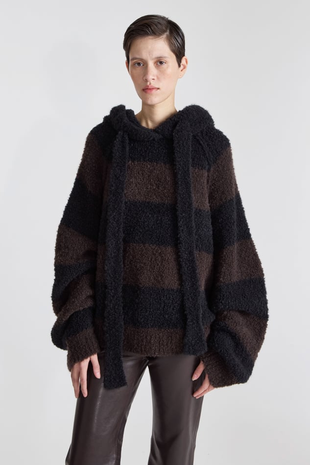 トップス PETAR PETROV asymmetry layered Knit 48 PETAR PETROV asymmetry layered Knit 48 【公式通販】