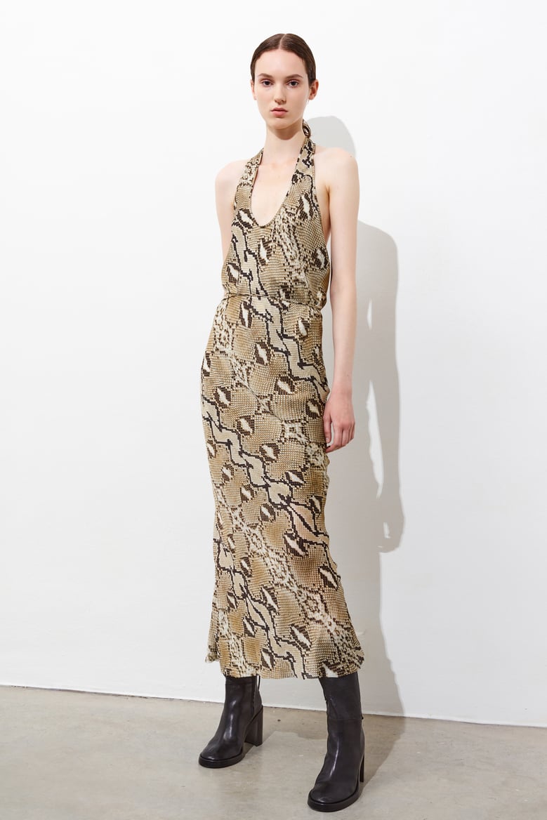Zara python dress sales